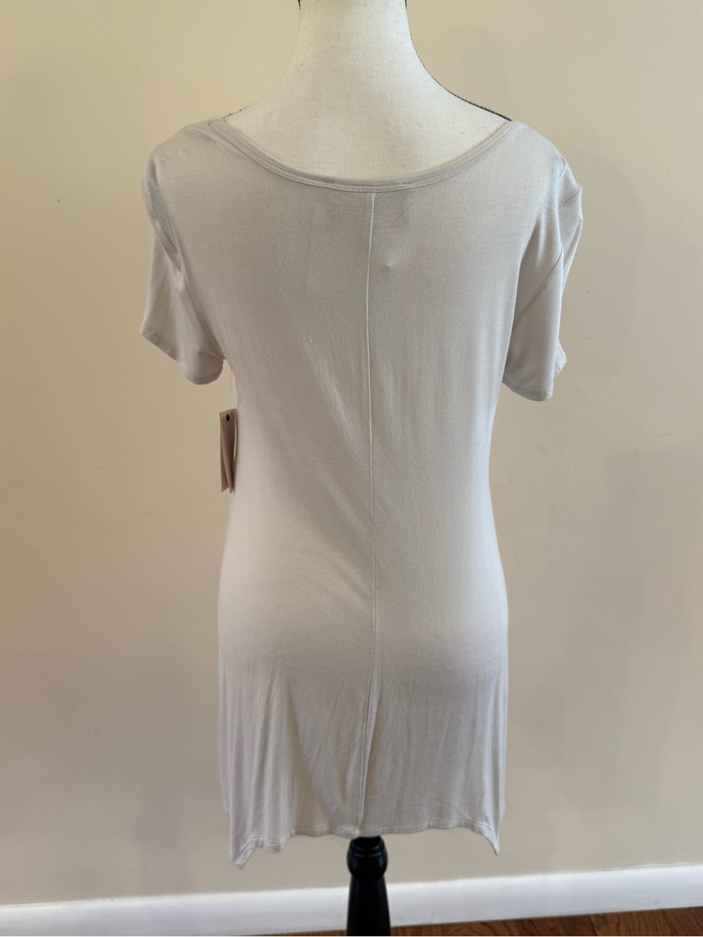 Philosophy Light Beige Scoop Neck Tunic with Front Pockets Size small - Picture 4 of 7
